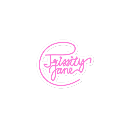 Pink Logo Sticker