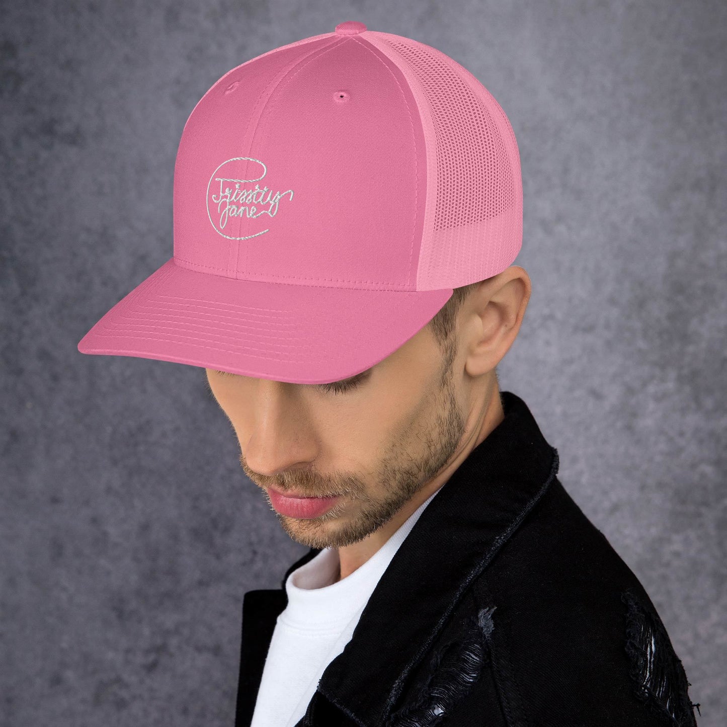 Pink Logo Trucker Hat